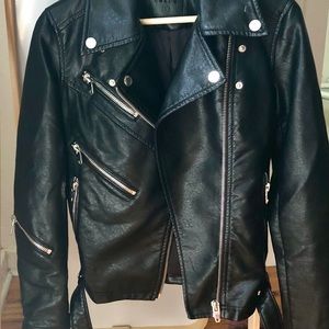 Blank NYC Vegan Leather Moto Jacket